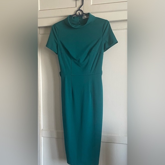 MUXXN Mock Neck Bodycon Dress. Pre-Owned. - Picture 8 of 14